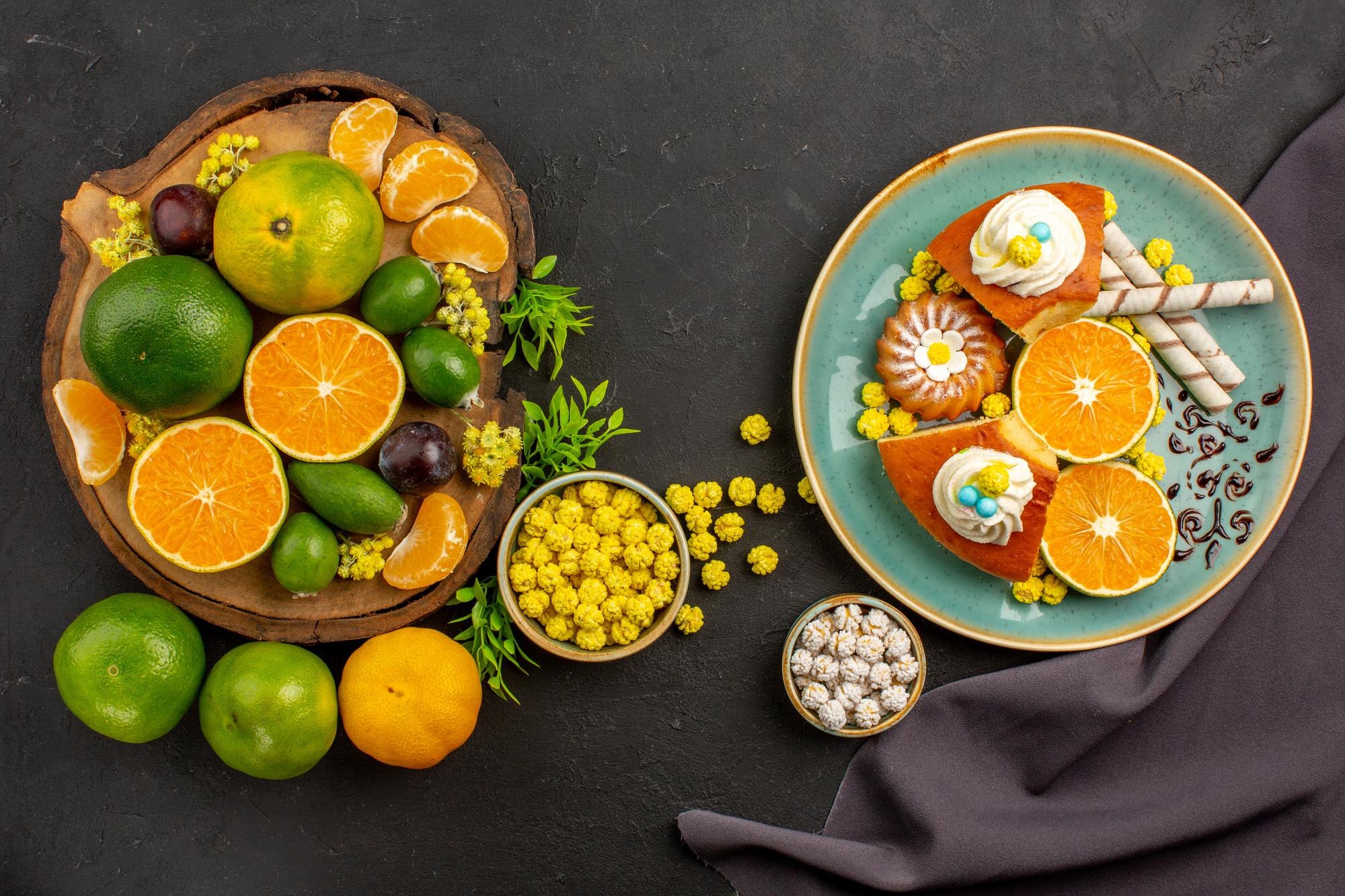 Alimentos coloridos ricos en antioxidantes y nutrientes naturales para la salud ocular